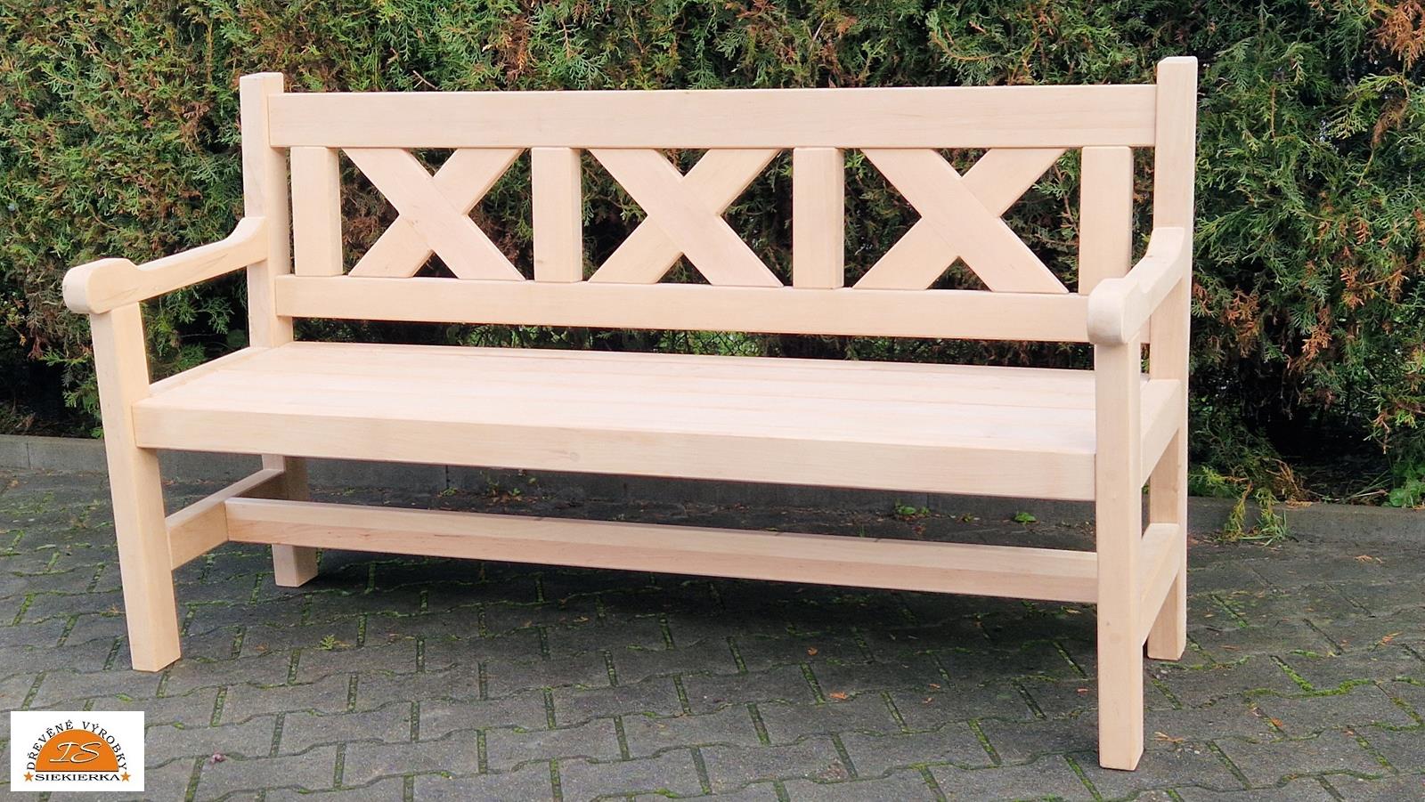 Dřevěná zahradní lavice 1,60m