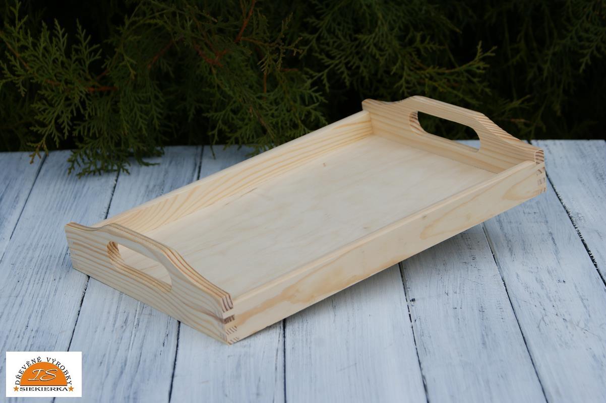Dřevěný tác obdélníkový 30x20