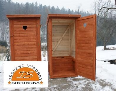 Dřevěné WC kadibudka