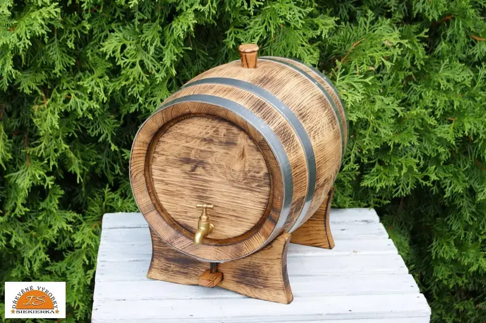 Dubový soudek žíhaný ohněm - 10 l