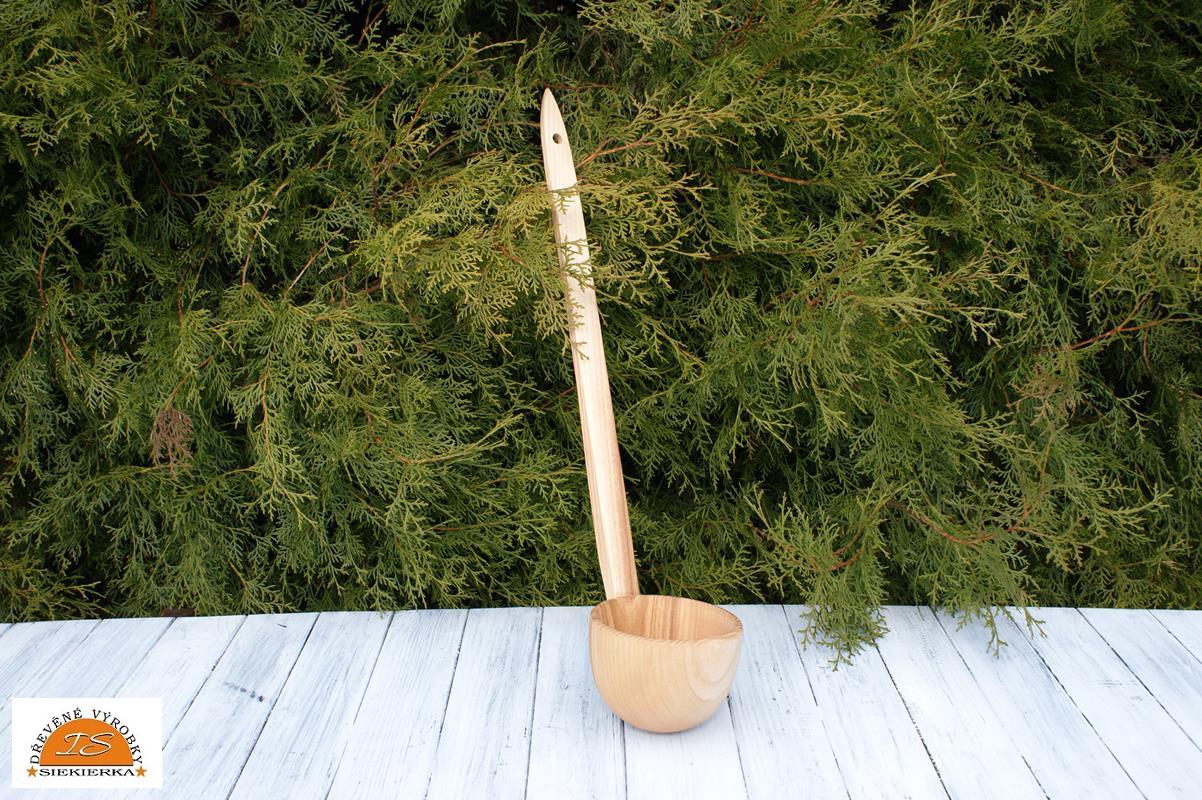 Dřevěná naběračka délka 55 cm