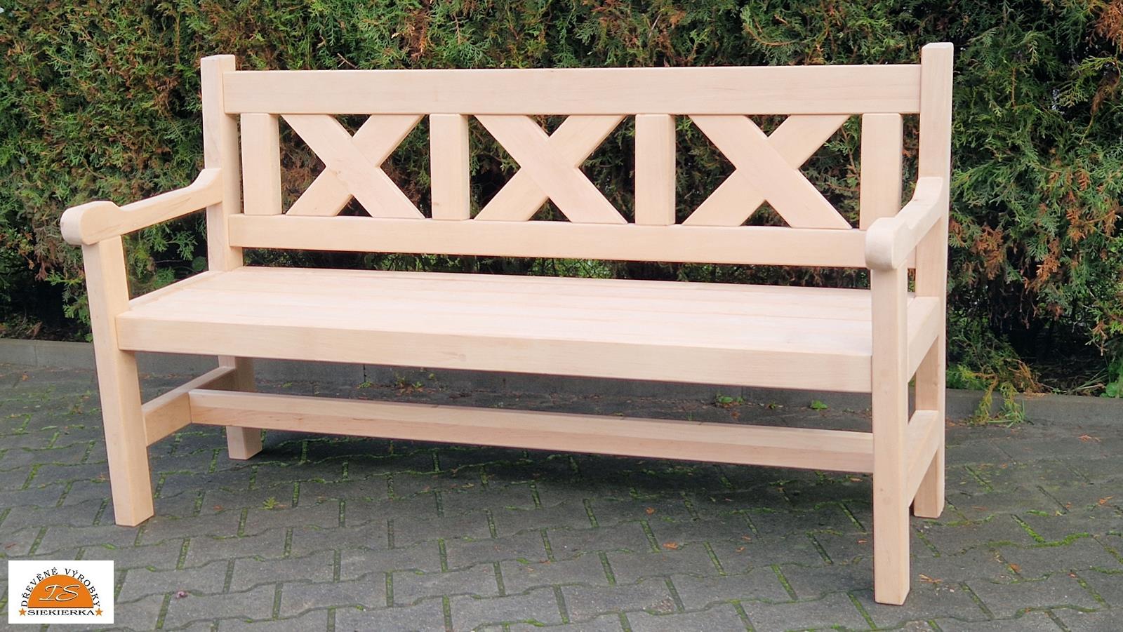 Dřevěná zahradní lavice 1,60m