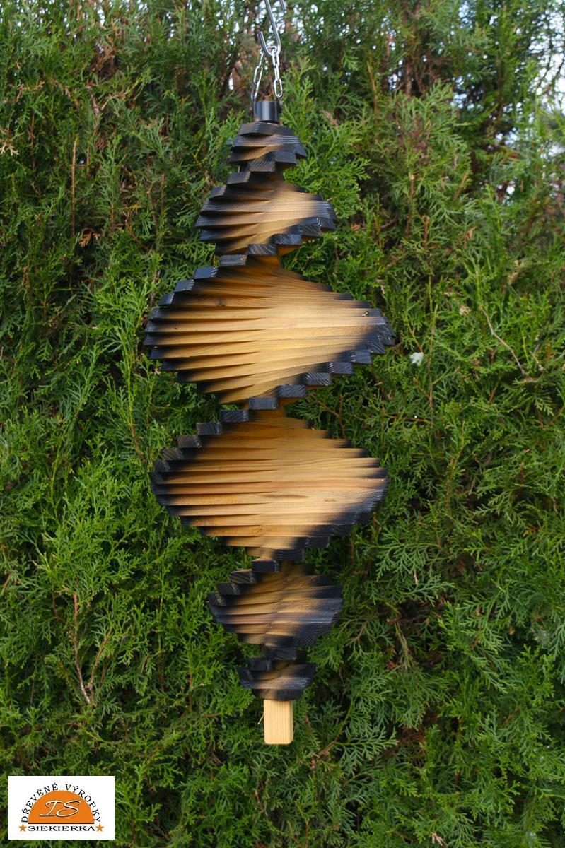 Větrná spirála - 60 cm barva dub