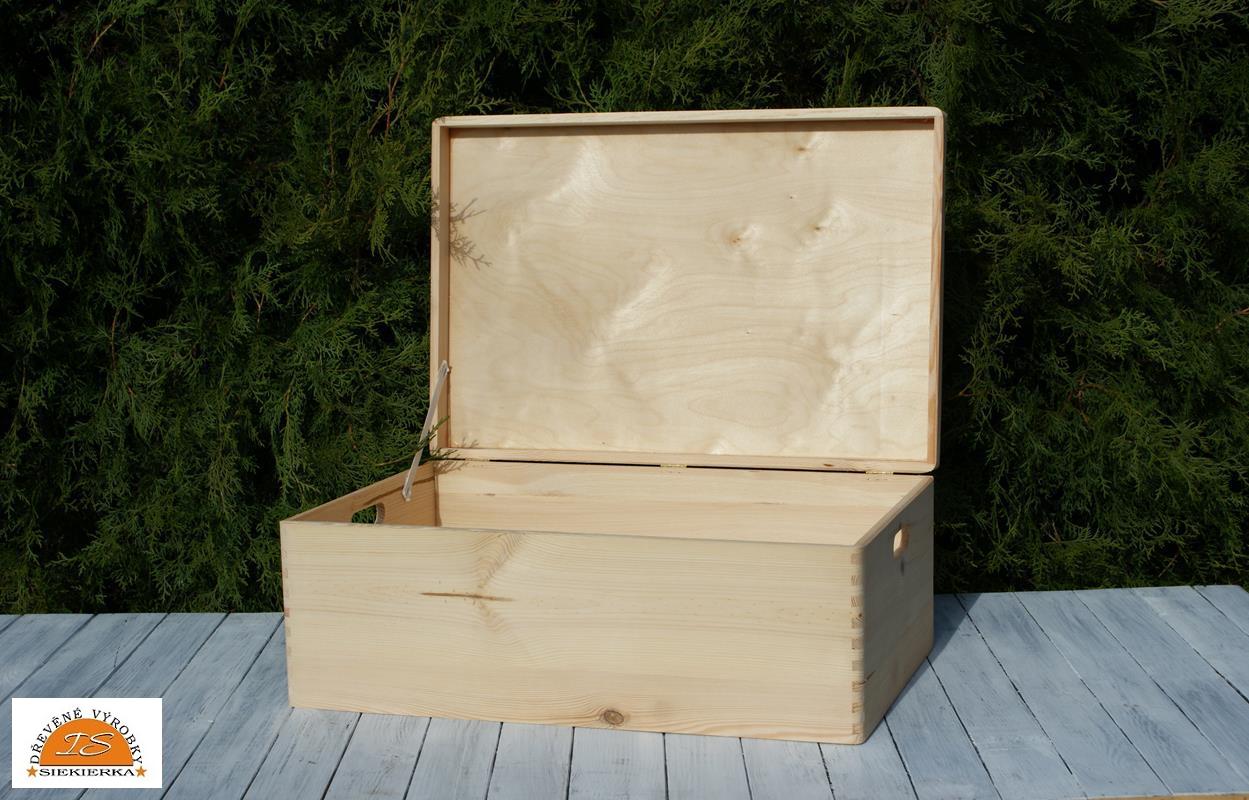 Box 60 cm x 40 cm x 23 cm s víkem 2.jakost