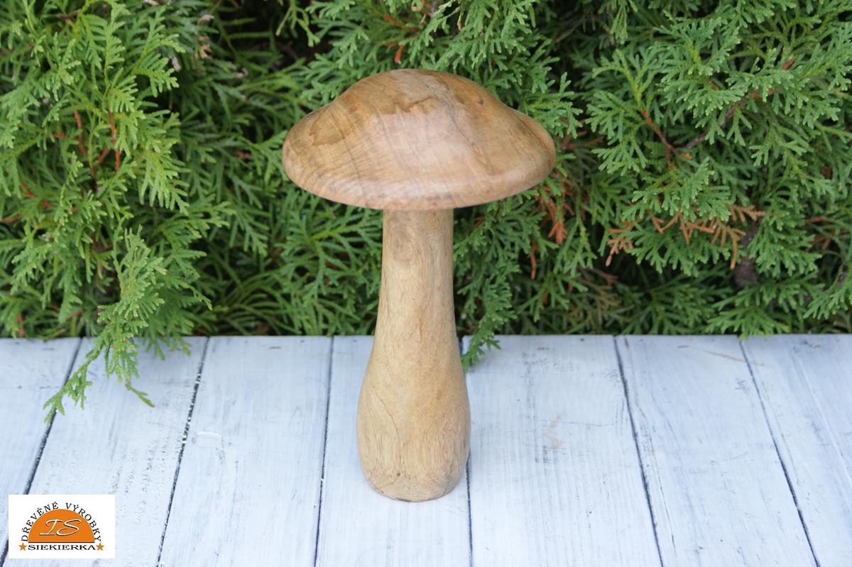 Dekorativní houba z mangového dřeva 21,5 cm