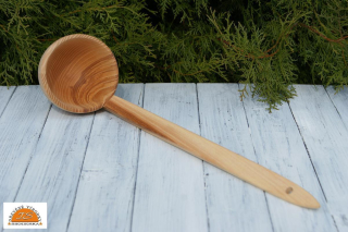 Dřevěná naběračka délka 55 cm
