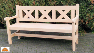 Dřevěná zahradní lavice 1,60m