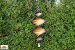 Větrná spirála - 60 cm barva dub