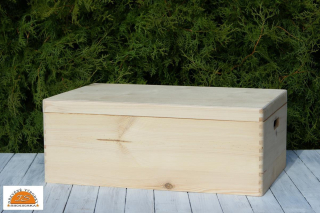 Box 60 cm x 40 cm x 23 cm s víkem 2.jakost